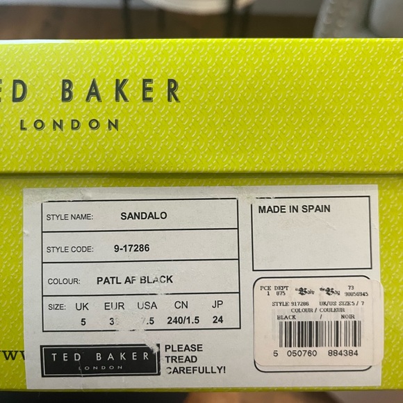 TED BAKER 🧑‍🍳 DRESSY SANDALS 🩴 - Picture 5 of 5